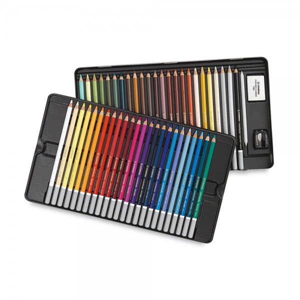 Stabilo Matite colorate CarbOthello Scatola in Metallo da 48 Pastelli aperto