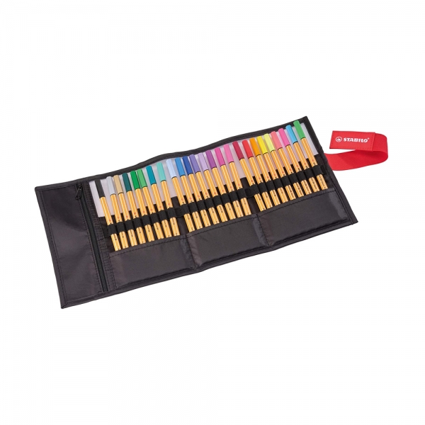 Stabilo Point 88 Rotolo ARTY con 25 Fineliner interno