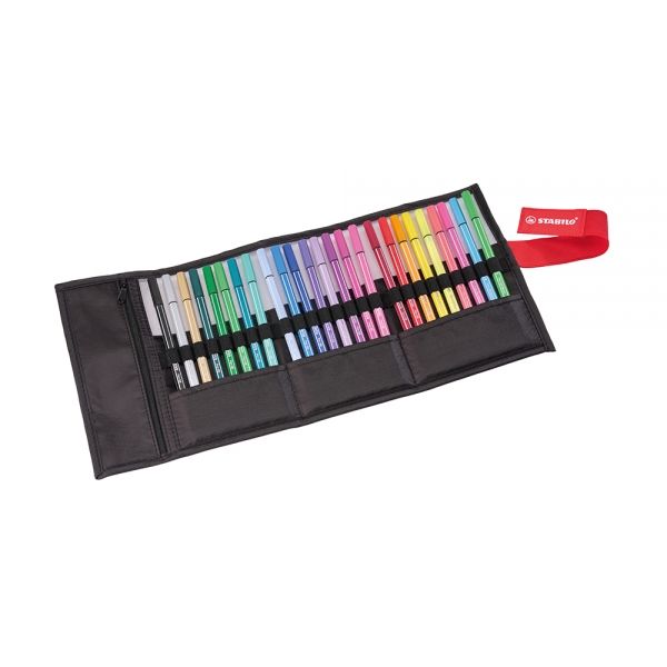 Stabilo Pen 68 Rotolo ARTY con 25 Pennarelli interno