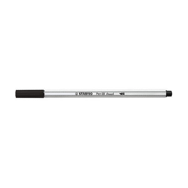 Stabilo Pen 68 Brush Scatola in Metallo ARTY con 30 Pennarelli chiuso