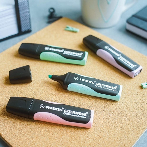 Stabilo Green Boss Set da Scrivania con 8 Evidenziatori dettagli 2