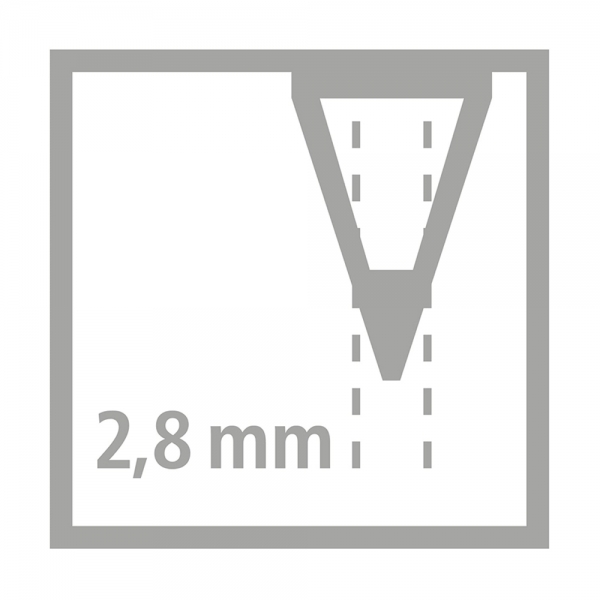 Stabilo Aquacolor Matite Colorate Acquerellabili Cassetta in Legno da 36 Pastelli tratto