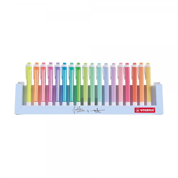 Stabilo Swing Cool Set da Scrivania con 18 Evidenziatori stand