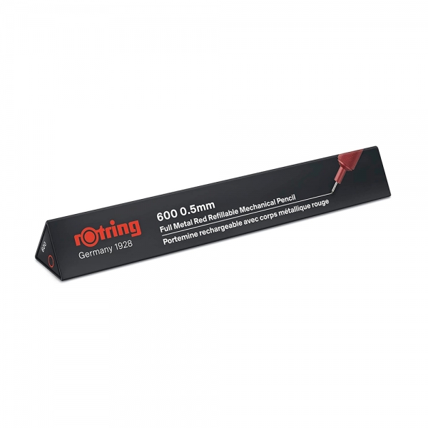 Rotring 600 Portamine Rosso 0,5 mm confezione
