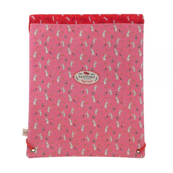 Santoro Poppi Loves Sacca con Coulisse Catch Me retro