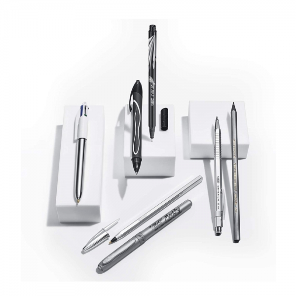BIC Silver Set da 8 Pezzi Kit di Scrittura dettagli 1