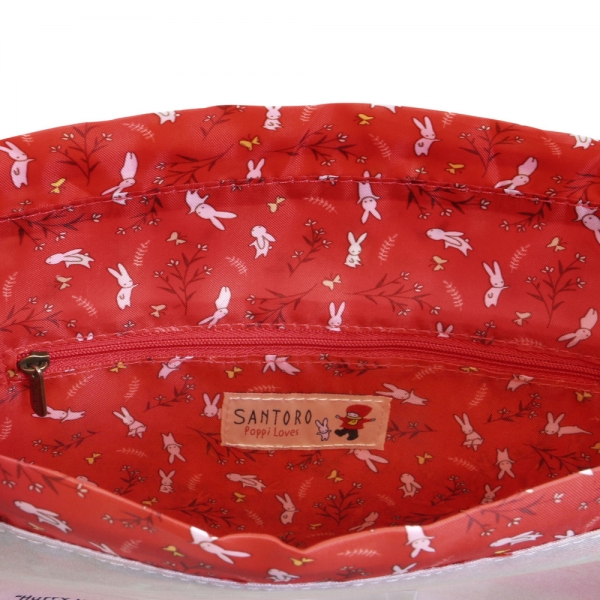 Santoro Poppi Loves Sacca con Coulisse Catch Me interno