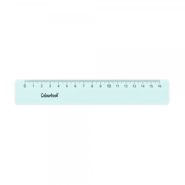 Colourbook Righello 16 cm Pastel azzurro