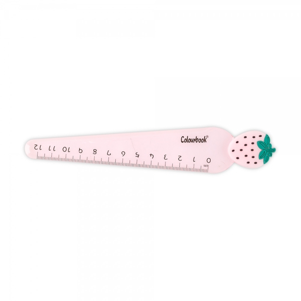 Colourbook Righello Fantasy 12 cm fragola