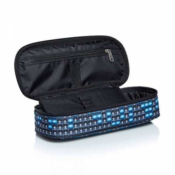 Seven Astuccio Ovale Ledwall blu aperto