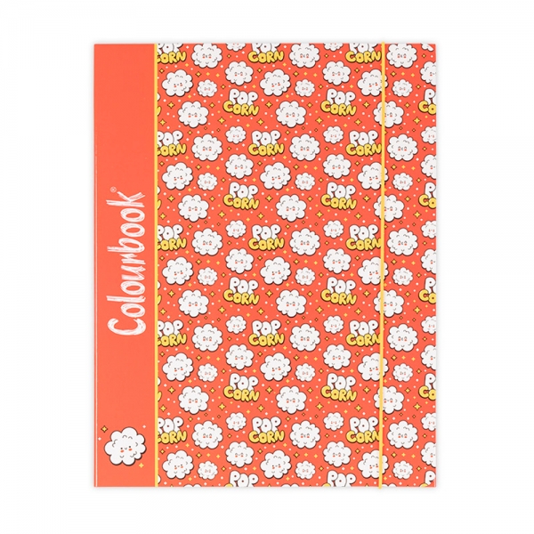 Colourbook Cartellina con Elastico Pop PopCorn