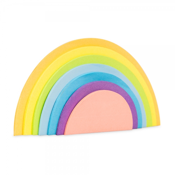 Colourbook Foglietti Adesivi Stickly Rainbow arcobaleno