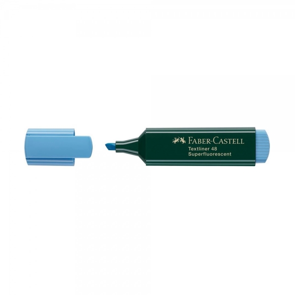 Faber-Castell Evidenziatore Textliner 48 Blu aperto