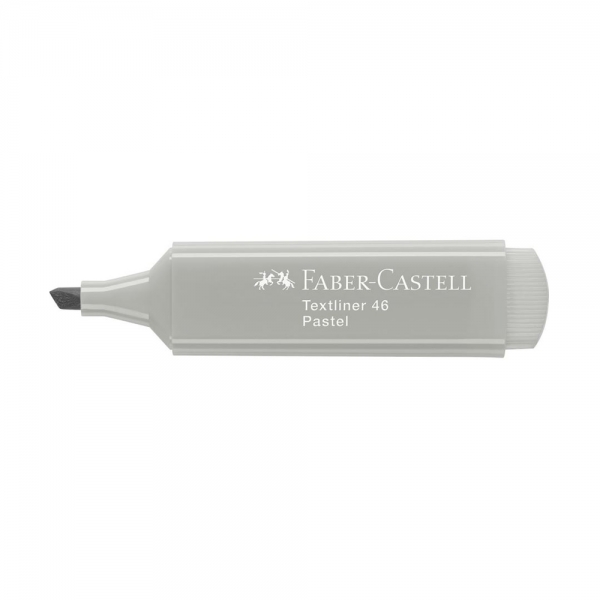 Faber-Castell Evidenziatore Textliner 46 Pastel Grigio Seta dettagli