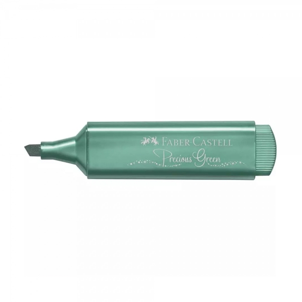Faber-Castell Evidenziatore Textliner 46 Metallic Precious Green dettagli