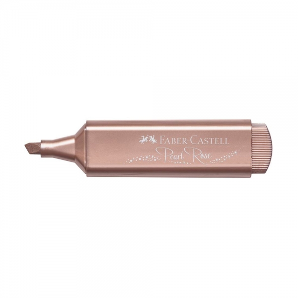 Faber-Castell Evidenziatore Textliner 46 Metallic Pearl Rose dettagli