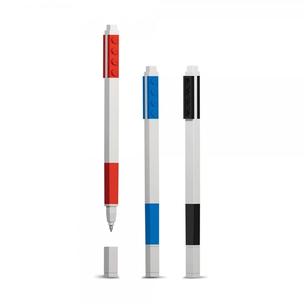 LEGO Confezione di 3 Penne Gel dettagli