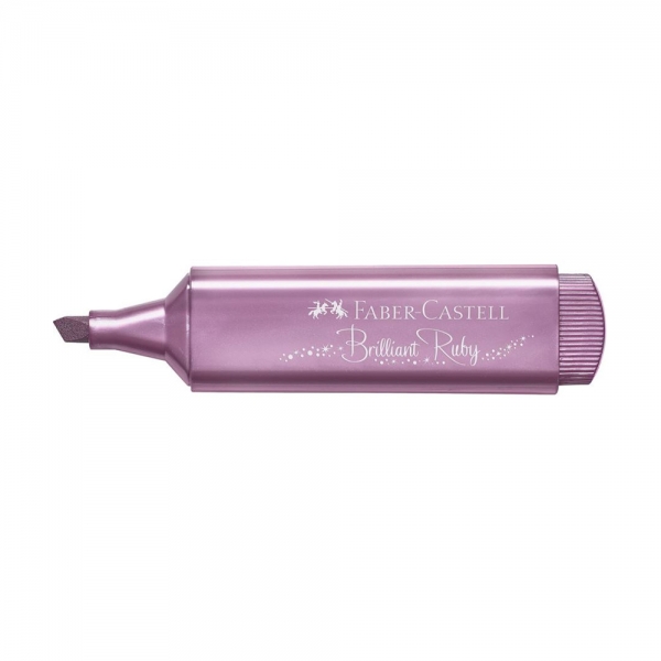 Faber-Castell Evidenziatore Textliner 46 Metallic Brilliant Ruby dettagli