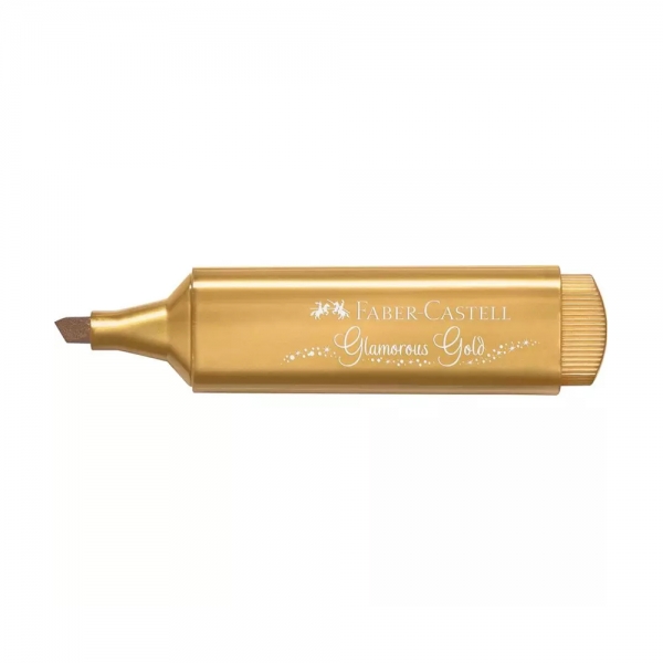 Faber-Castell Evidenziatore Textliner 46 Metallic Glamorous Gold dettagli