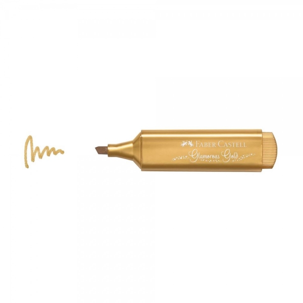 Faber-Castell Evidenziatore Textliner 46 Metallic Glamorous Gold colore