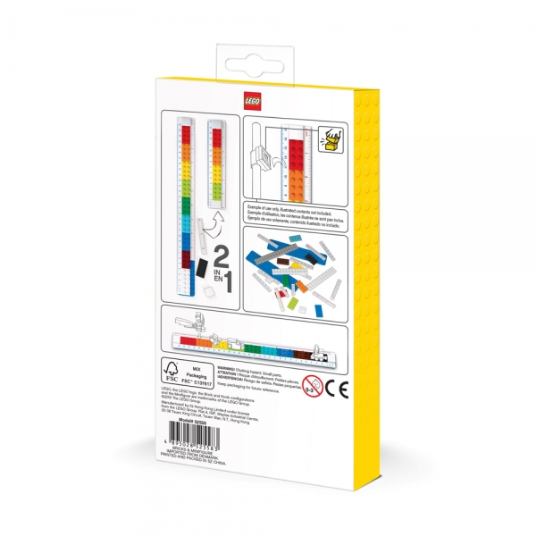 LEGO Righello Convertibile 2.0 con Minifigure retro