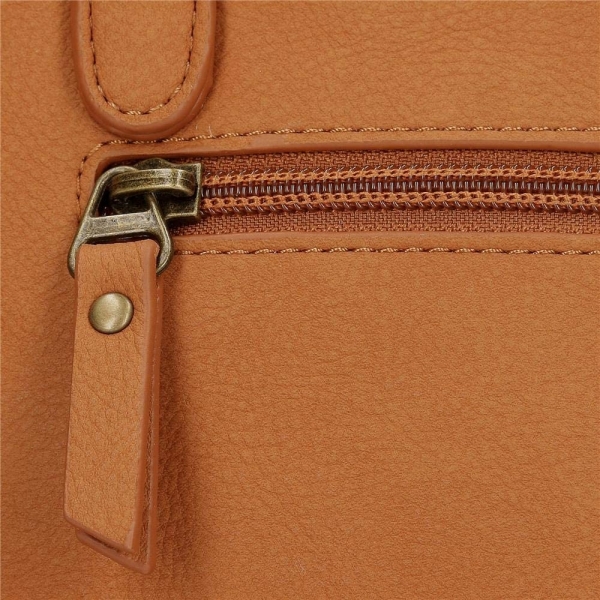 Pepe Jeans Pearl Borsa a Tracolla Marrone cerniera