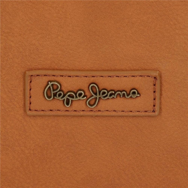 Pepe Jeans Pearl Borsa a Tracolla Marrone logo