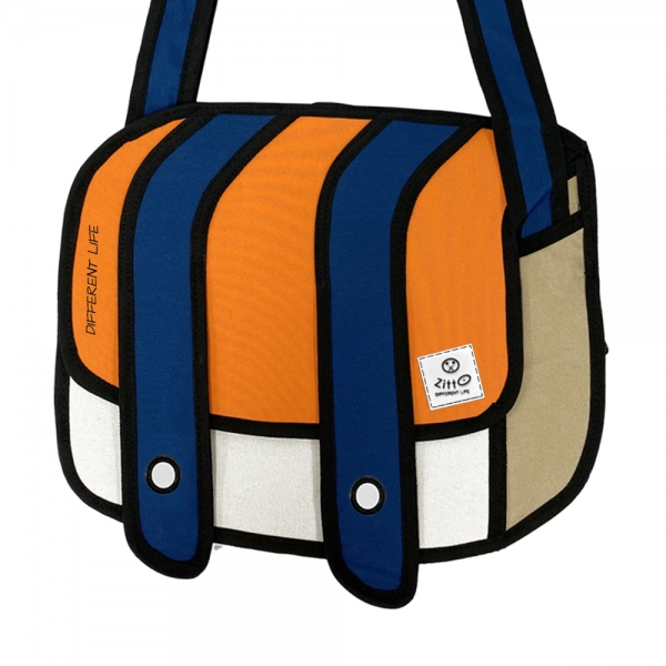 Zitto Bag Freetime Traveller AK Borsa a Tracolla Grande