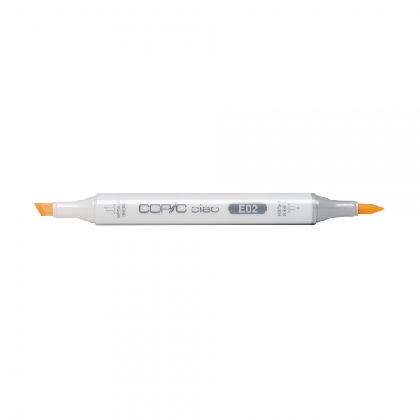 Copic Ciao Pennarello Grafico con Doppia Punta Fruit Pink E02 aperto