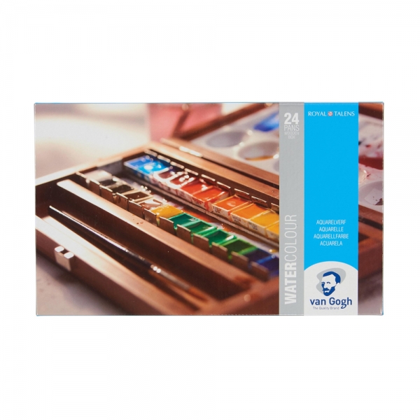 Van Gogh Acquerello - Tubo 10 Ml, Nero Ossido 735 - Colore Per Artisti, Alta Trasparenza E Resistenza Alla Luce, Prodotto In Olanda