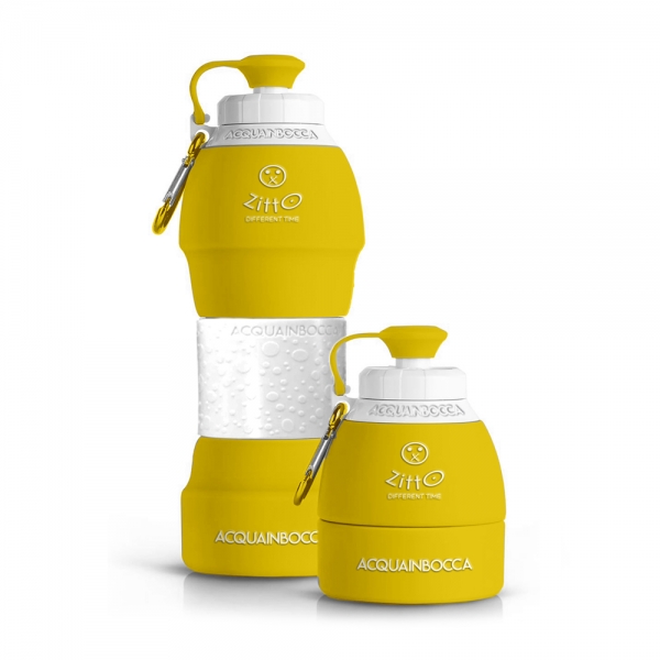 zitto-acquainbocca-eco-yellow-borraccia-in-silicone-580-ml
