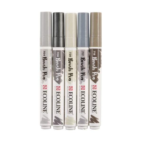 ecoline-brush-pen-set-5-pennarelli-grigio-chiuso