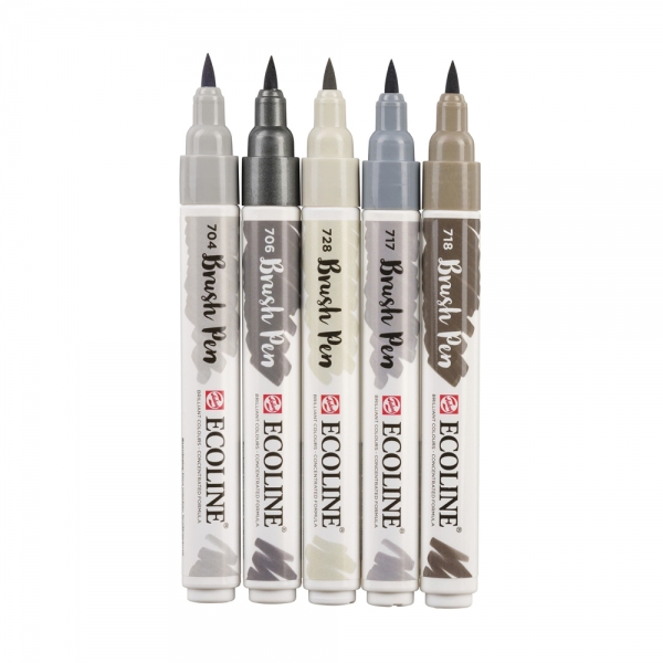 ecoline-brush-pen-set-5-pennarelli-grigio-aperto