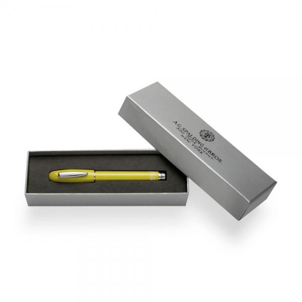 a.g.-spalding-bros-penna-a-sfera-short-classic-senape-scatola