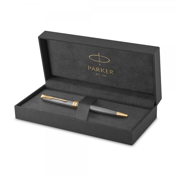 parker-sonnet-penna-a-sfera-cisel-silver-gt-confezione-regalo