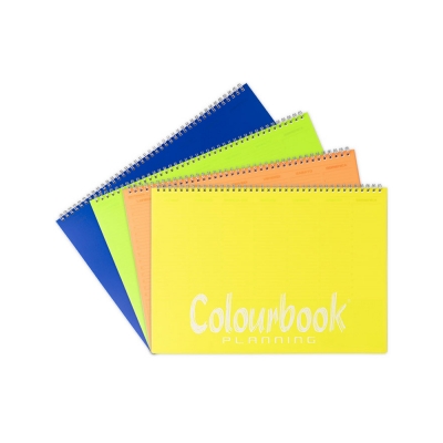 Colourbook My Planning Fluo Planner Medio con Spirale 34x24 cm