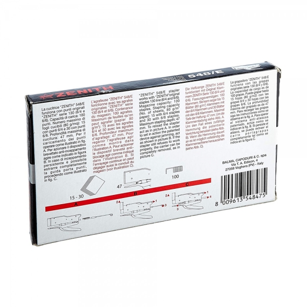 zenith-cucitrice-a-pinza-548e-rosso-nero-dettagli