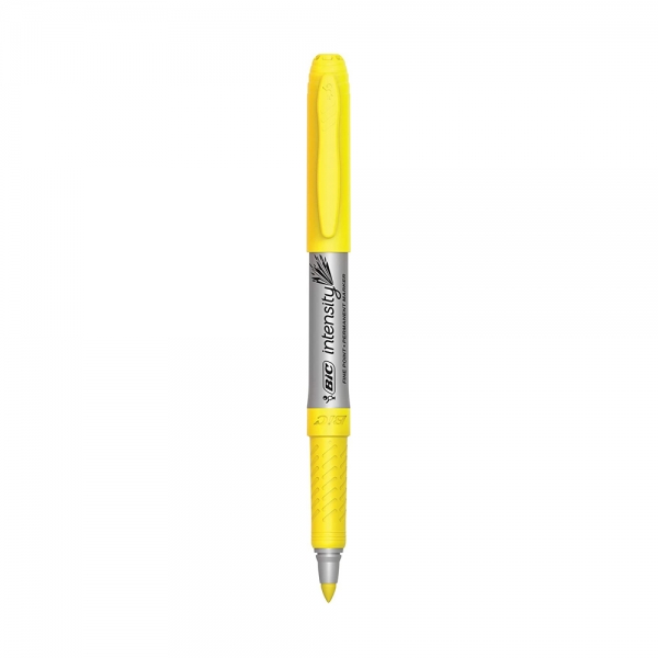 bic-intensity-pennarello-indelebile-a-punta-fine-yellow-blaze-aperto