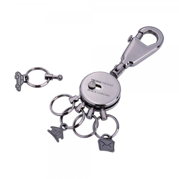 troika-patent-sign-portachiavi-con-5-anelli-e-pendenti-casa-lettera-auto-dettagli-1