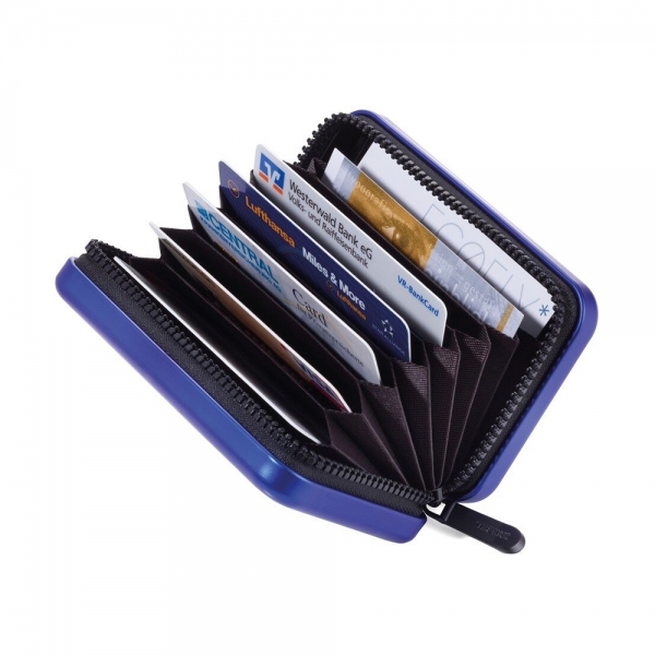 troika-kartenkoffer-portacarte-rigido-blu-dettagli