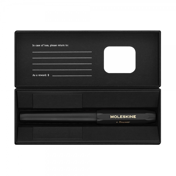 moleskine-x-kaveco-penna-roller-ricaricabile-nera