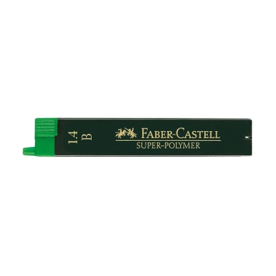 Faber-Castell Astuccio da 6 Mine Super-Polymer 1.4 mm B