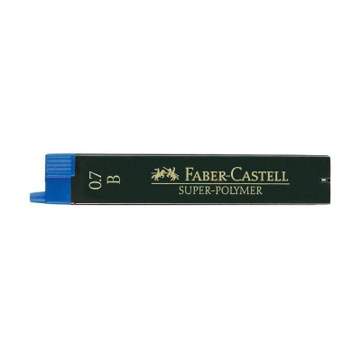 Faber-Castell Astuccio da 12 Mine Super-Polymer 0.7 mm B
