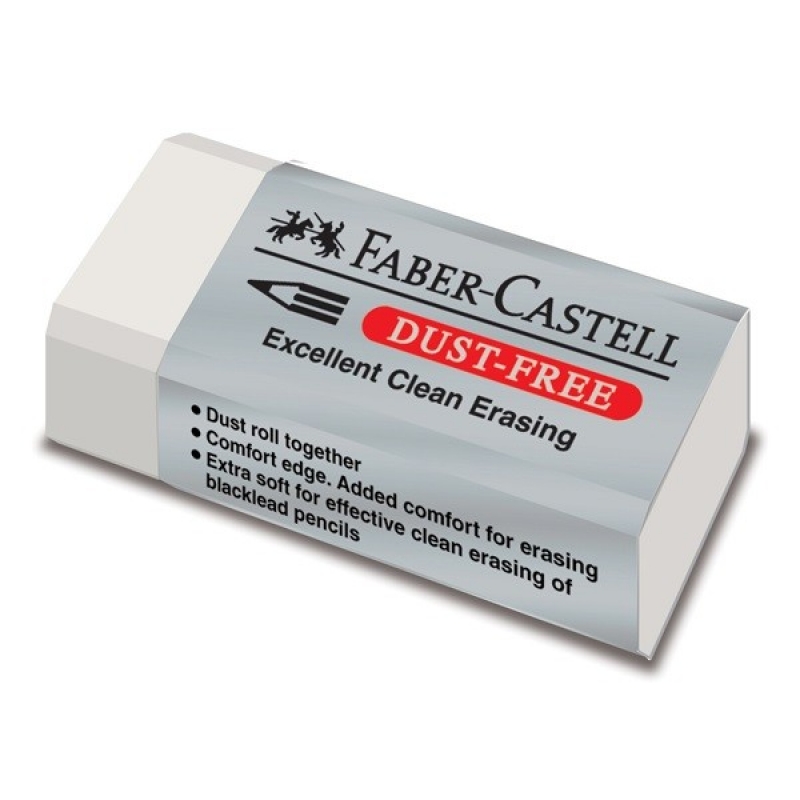 faber-castell-gomma-dust-free-mini-bianca-con-fascetta