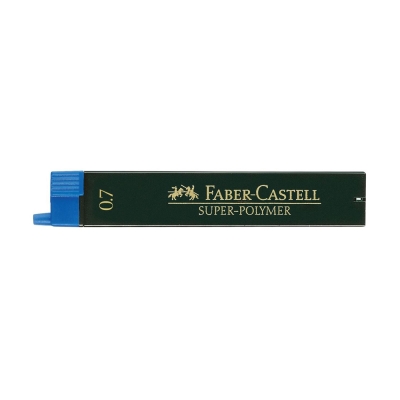 Faber-Castell Astuccio da 12 Mine Super-Polymer 0.7 mm 3H