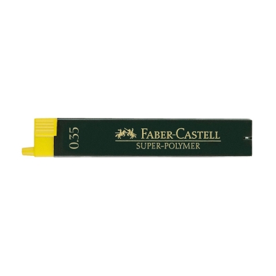 Faber-Castell Astuccio da 12 Mine Super-Polymer 0.35 mm 3H