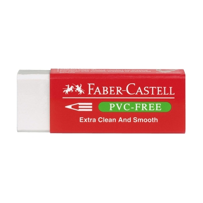 Faber-Castell Gomma PVC Free Bianca con Fascetta