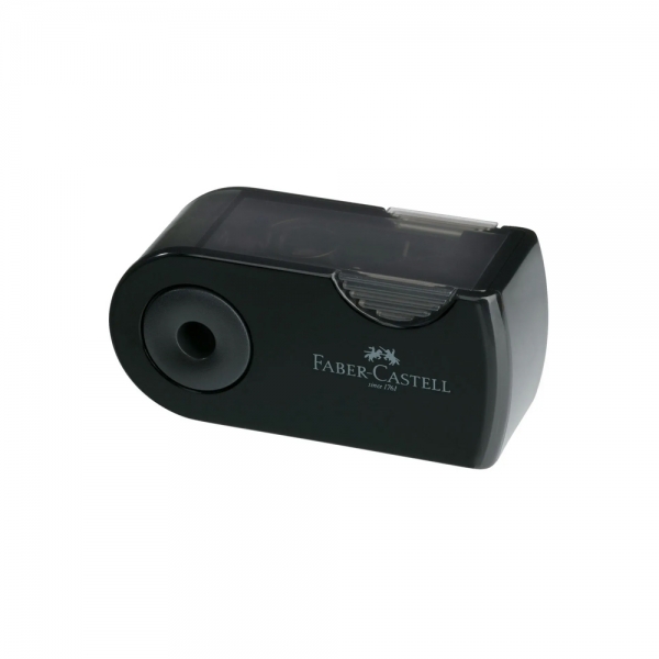faber-castell-temperamatite-a-1-foro-con-serbatoio-sleeve-mini-nero