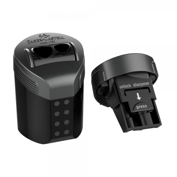faber-castell-temperamatite-a-2-fori-con-serbatoio-rollon-dots