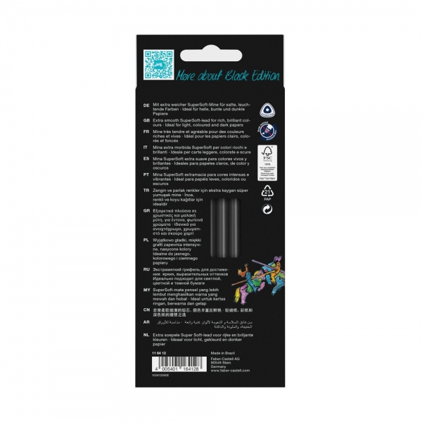faber-castell-astuccio-da-12-matite-colorate-triangolari-black-edition-retro